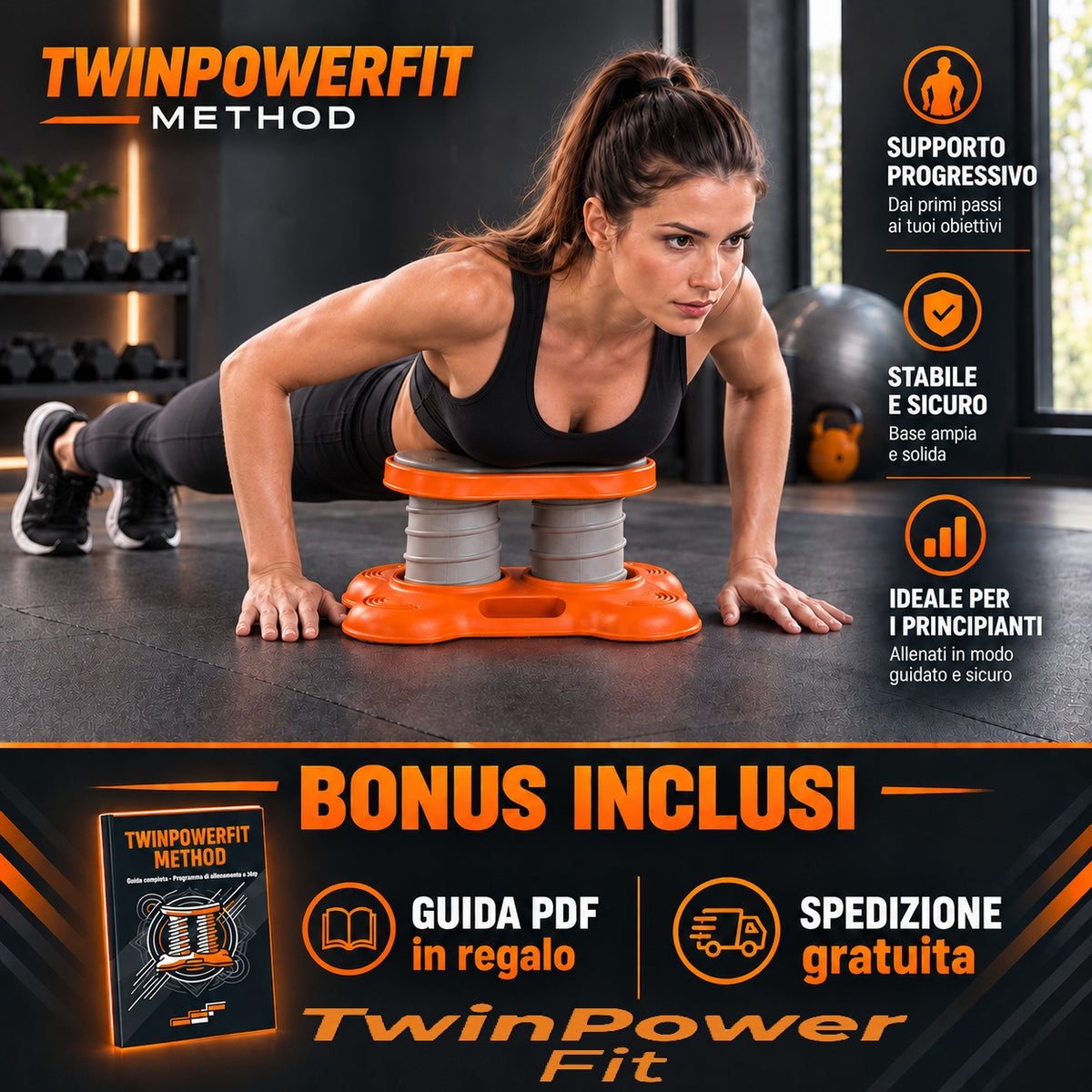 TwinPowerFit - Supporto ginnico casalingo